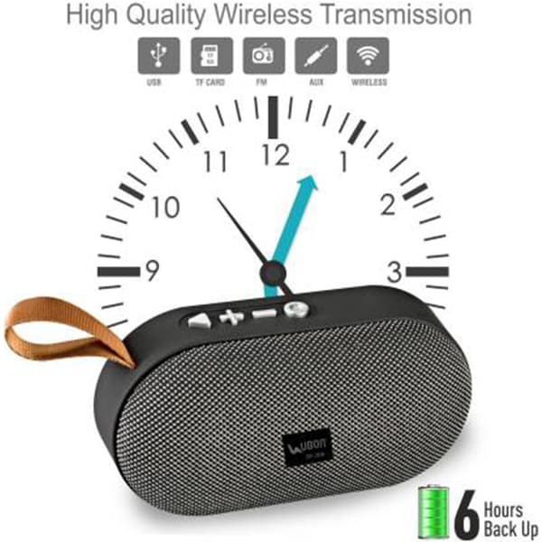 Ubon SP-20A Wireless Portable Speaker 3 W Bluetooth Speaker (Black, Mono Channel)