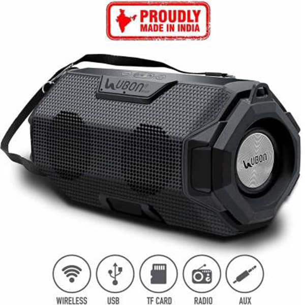 Ubon SP-46 Beats 12 W Bluetooth Speaker with 10 hours backup