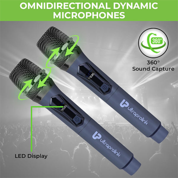 Ultraprolink Sonic Duet Dual Dynamic Wireless Microphone