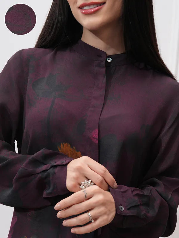 Suburbans Women Multi Printed Regular Fit Casual Shirt