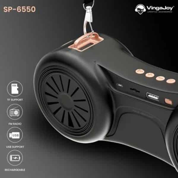VingaJoy SP-6550 Auto Beat Portable Wireless Speaker