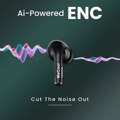 (Open Box) WeCool H1 True Wireless Bluetooth Earbuds with 24 Hours Play time