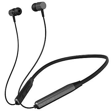 ZEBRONICS Zeb-LARK-GREY-Bluetooth neckband