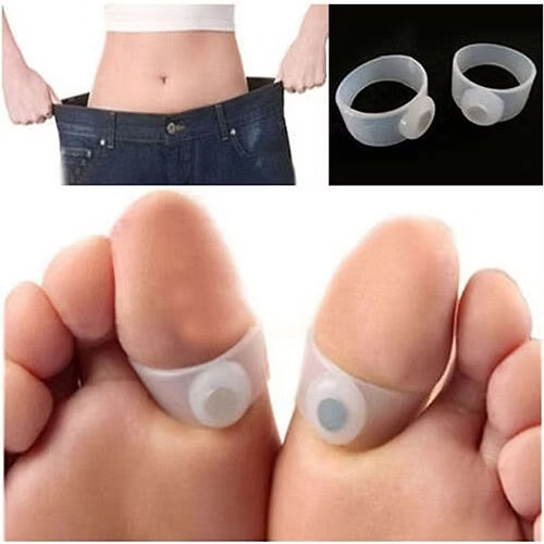 Magnetic Fat Reduce Toe Rings - 1 Pair