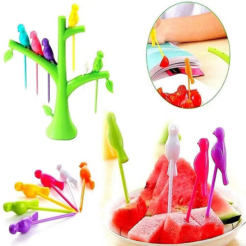 Bird Fruit Fork (6 Forks)