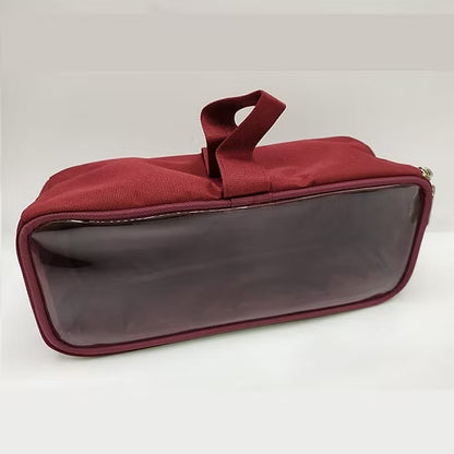 High Quality Canvas Shoe Cum Utility Kit Small (Random Color)