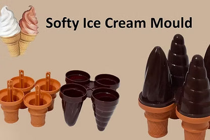 4 Cavity Softy Kulfi Maker (Random Colour)