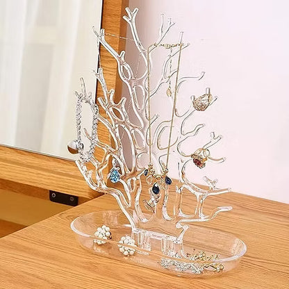 Tree Shape Jewelry Hanging Display Rack