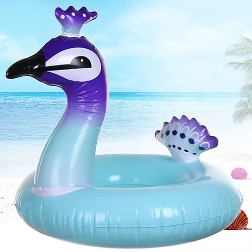 Peacock Kids Swimming Ring Seat Boat