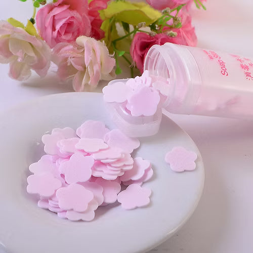 50 Pcs Paper Soap with Container (Random Shapes)