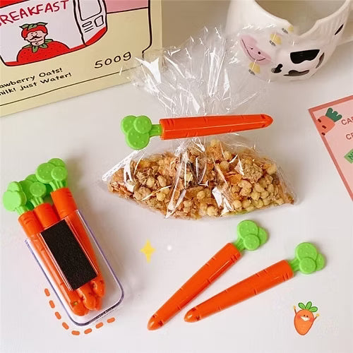 5 Pcs Carrot Bag Sealing Clip