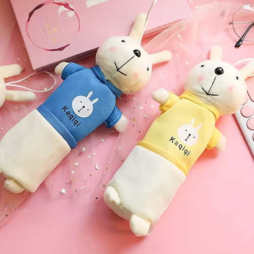 Creative Cartoon Rabbit School Pencil Case (Random Color)