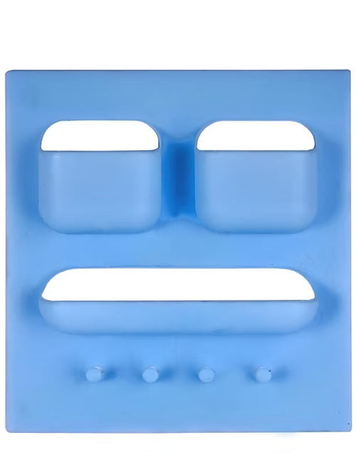 4 in 1 Multi Purpose Wall Mount Storage Rack (Random Colors)