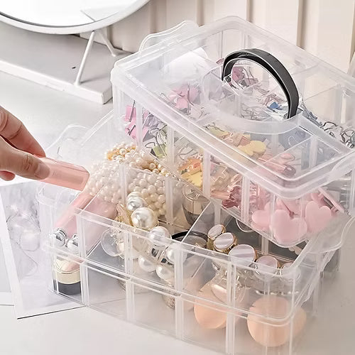 3 Layer 30 Grid Storage Box