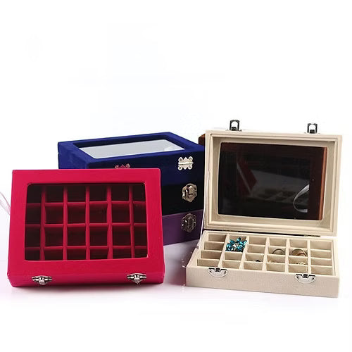 24 Grid Jewellery Organiser (Random Colour)
