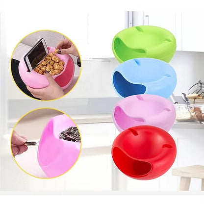 Detachable Fancy Snacks Bowl (Random Colors)