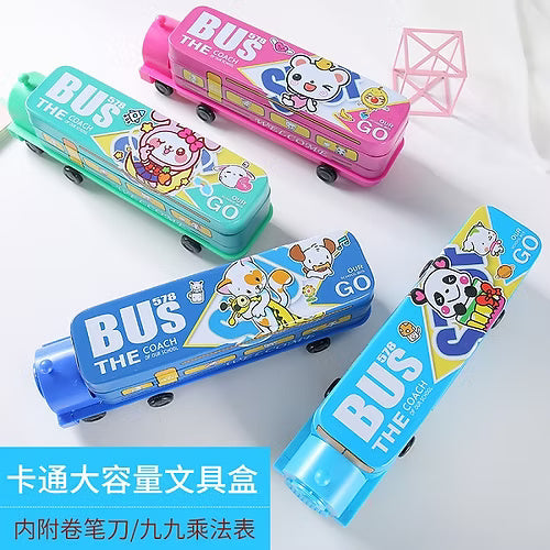 Bus Shaped Pencil Box