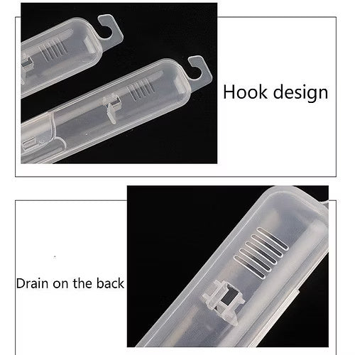 Toothbrush Box with Hook (Pack of 5)