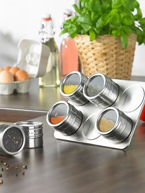 Magnetic Spice Rack Spice Set (6 pcs)