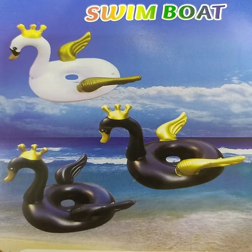 Swan Bird Kids Swimming Ring Seat Boat (Random)
