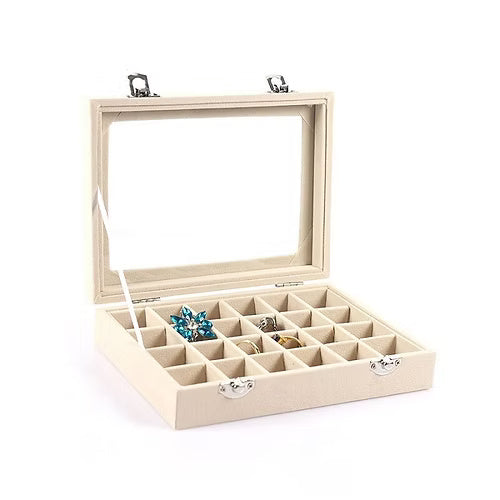 24 Grid Jewellery Organiser (Random Colour)