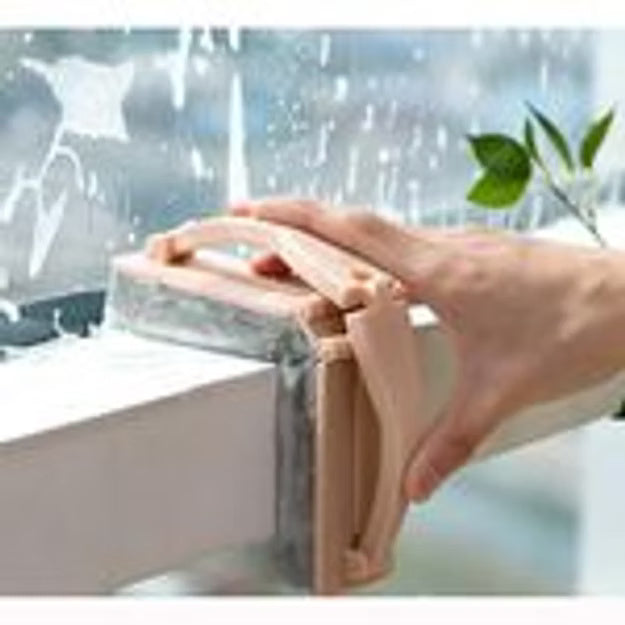 Folding Bathroom Cum Window Cleaning Brush