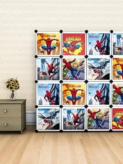 16 Cubes Diy Spider Wardrobe Cabinet