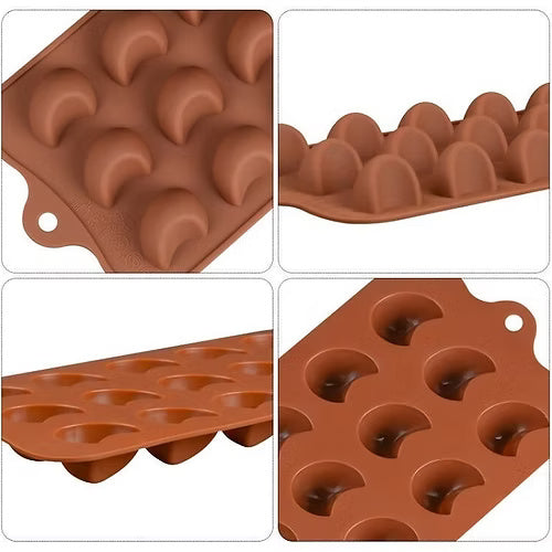 Silicone Moon Chocolate Mould