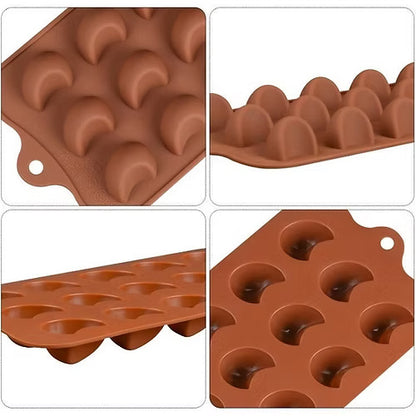 Silicone Moon Chocolate Mould