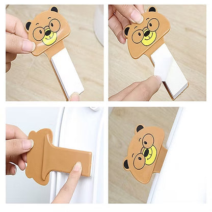 2 Pcs Cartoon Design Toilet Lid Lifter (Random)
