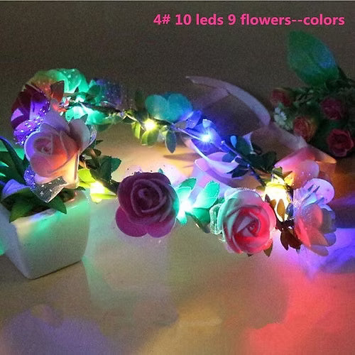 LED Tiara Big (Flower)