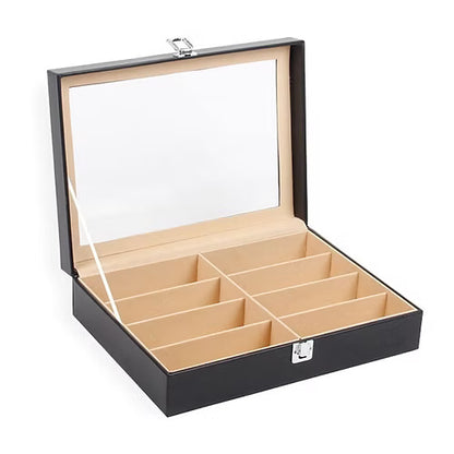 8-Slot Sunglasses Display Storage Box Holder Organizer