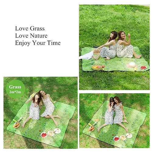 Heavy Quality Waterproof Picnic Mat 150 x 100 Cm (Random Prints)