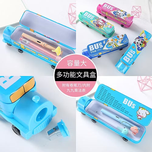 Bus Shaped Pencil Box