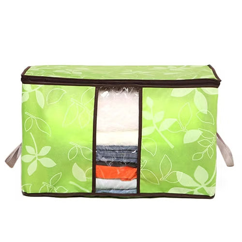 Quilt Storage Clothes Organizer Bag (Random Print)