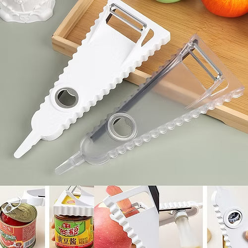 Universal Bottle Opener with Peeler