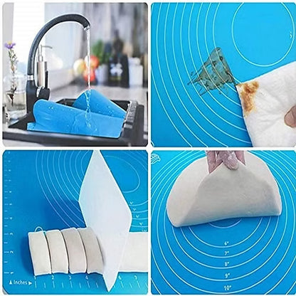 Silicone Baking Sheet And Fondant Rolling Mat (Random)