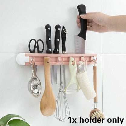 Knife Rack with Sliding Hook