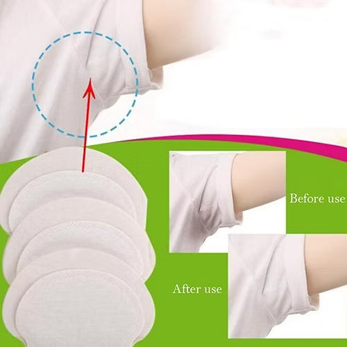 10 Pcs Small Under Arms Sweat Absorbing Sticks