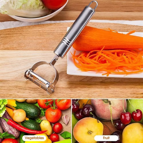 SS Double-Sided Blade Vegetable & Fruit Slicer