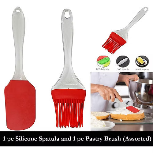 Silicone Spatula and Brush Set (Big)