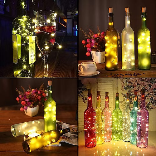20 Led Bottle Decorating Light (Pack Of 5)