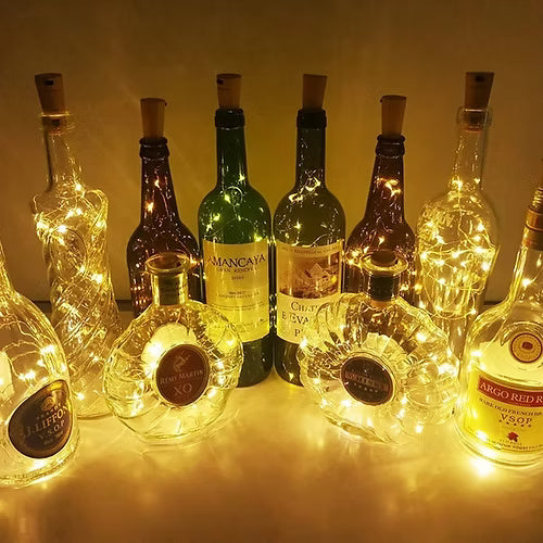 20 Led Bottle Decorating Light (Pack Of 5)