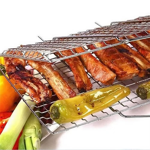 BBQ Grill Net Basket Large