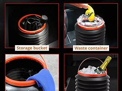 Folding Magic Trash Bin Container