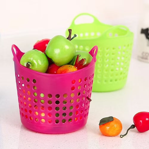2 Pcs Mini Desktop Storage Basket (Random Color)
