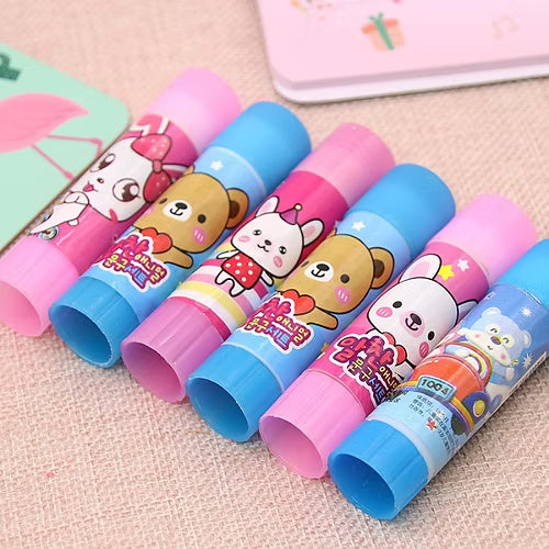 Cartoon Print Glue Stick (Pack of 5)