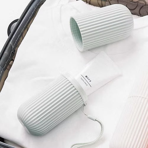 Portable toothbrush & toothpaste holder Storage box (Random) - Pack of 2 Pcs