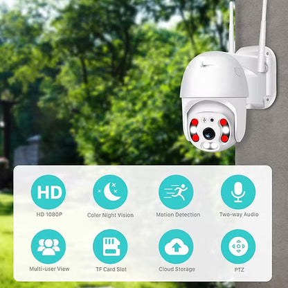 Wifi CCTV Camera 1080p HD PTZ V380 Pro Outdoor