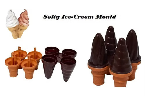 4 Cavity Softy Kulfi Maker (Random Colour)